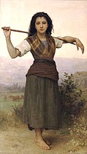 William-Adolphe Bouguereau, The Shepherdess (1889)