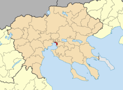 Location of the Municipality of Thessaloniki within Central Macedonia.