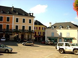 The central square of the village