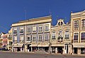 Typical azulejo façades of Aveiro.