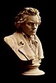 Image 9 Ludwig van Beethoven Photo: W. J. Mayer; Restoration: Lise Broer A bust of the German composer and pianist Ludwig van Beethoven (1770–1827), made from his death mask. He was a crucial figure in the transitional period between the Classical and Romantic eras in Western classical music, and remains one of the most acclaimed and influential composers of all time. Born in Bonn, of the Electorate of Cologne and a part of the Holy Roman Empire of the German Nation in present-day Germany, he moved to Vienna in his early twenties and settled there, studying with Joseph Haydn and quickly gaining a reputation as a virtuoso pianist. His hearing began to deteriorate in the late 1790s, yet he continued to compose, conduct, and perform, even after becoming completely deaf. More selected pictures