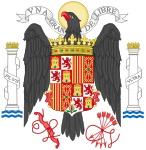 State coat of arms of Francoist Spain 1939–1945.