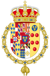Coat of Arms as knight of the Golden Fleece (1964–2015)