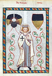 Tannhäuser, from the Codex Manesse, John Collier