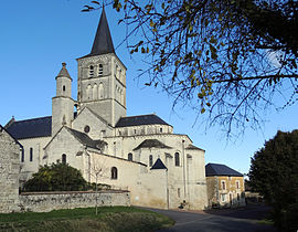 The collegiate church of Saint-Georges, in Faye-la-Vineuse