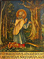 S. Corbinianus adolescens - Castri vitam solitariam agit - Saint Corbinian as a young man decides upon a life of holy solitude