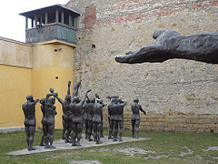The statuary group "Procession of the Sacrificed", made by Aurel Vlad