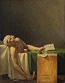 Jacques-Louis David: Der Tod des Marat, 1793, Palais des Beaux-Arts, Brüssel