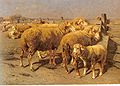Schafe im Pferch, 1887