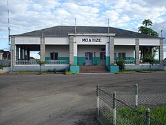 Der stillgelegte Bahnhof von Moatize