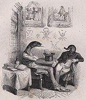 The Viper and the Leech, Fables de Florian (1842)