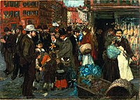 George Luks, Street Scene, 1905, Brooklyn Museum