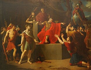 Brutus condemns his sons to death (Brutus condamne ses fils à mort), 1785