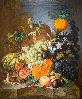 Still Life with Fruit, Jan van Os, 1769