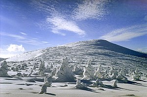 Mały Szyszak mountain in winter