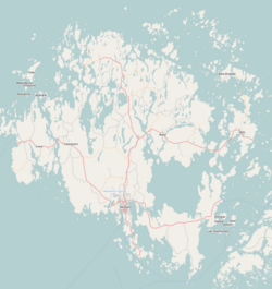 Vårdö is located in Åland