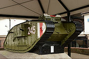 A Mark IV female tank on display in Ashford, England (nominator: Bruce1ee)