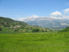 A general view of Montmaur-en-Diois