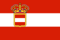 Naval ensign 1786–1915 (de facto until 1918)[7]