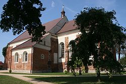 Gothic Holy Trinity church in Nowe Miasto
