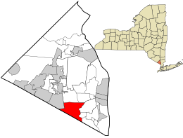 Location in Rockland County and the state of New York