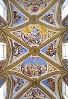 Deckenfresken von Giovanni Lanfranco im Kirchenschiff
