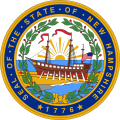The state seal of New Hampshire, which can be used in the creation of the flag in this request.