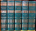 A five volume set of Spurgeon's sermons