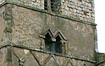 Double triangular arch windows in the tower of St Peter's Church, Barton-upon-Humber.