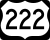 U.S. Route 222 Truck marker
