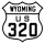 U.S. Highway 320 marker