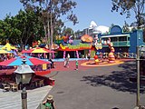 The entrance to the area (as Wiggles World) from Rivertown
