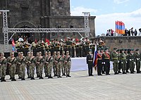 2018 celebrations at the Mother Armenia monument in Yerevan.