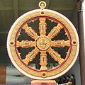 Dharmachakra wheel.