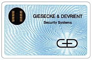 First smart card manufactured by Giesecke & Devrient in 1979