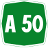 Autostrada A50 shield}}