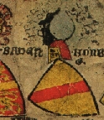 Wappen­darstellung in der Zürcher Wappenrolle um 1330