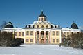 Februar: Schloss Belvedere im Winter