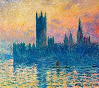 The Houses of Parliament, Sunset, 1903, National Gallery of Art Washington, DC.