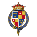 Coat of Arms of Sir Robert de Vere, 9th Earl of Oxford, 1st Duke of Ireland, KG