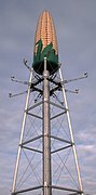Corn cob water tower in Rochester, Minnesota (1931)