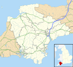 Cullompton is located in Devon