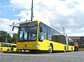 Gelenkbus Citaro G (Facelift) der Ruhrbahn mit Spurbus-Rollen