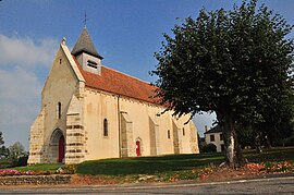 The Church of Saint-Sulpice, in Roussines