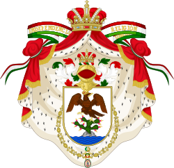 Coat of Arms of Agustín de Iturbide as Emperor of Mexico
