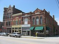 Farmland Downtown Historic District, in Randolph County