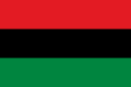 Image 1The Pan-African flag with the red, black and green designed by the UNIA in 1920. Currently, the three colours represent: red: the blood that unites all people of Black African ancestry, and shed for liberation; black: black people whose existence as a nation, though not a nation-state, is affirmed by the existence of the flag; and green: the abundant natural wealth of Africa.