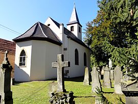 The Protestant church in Handschuheim