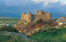 Harlech Castle, west of Wales, 1282–