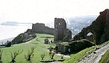 Hastings Castle, once the administrative centre of the Rape